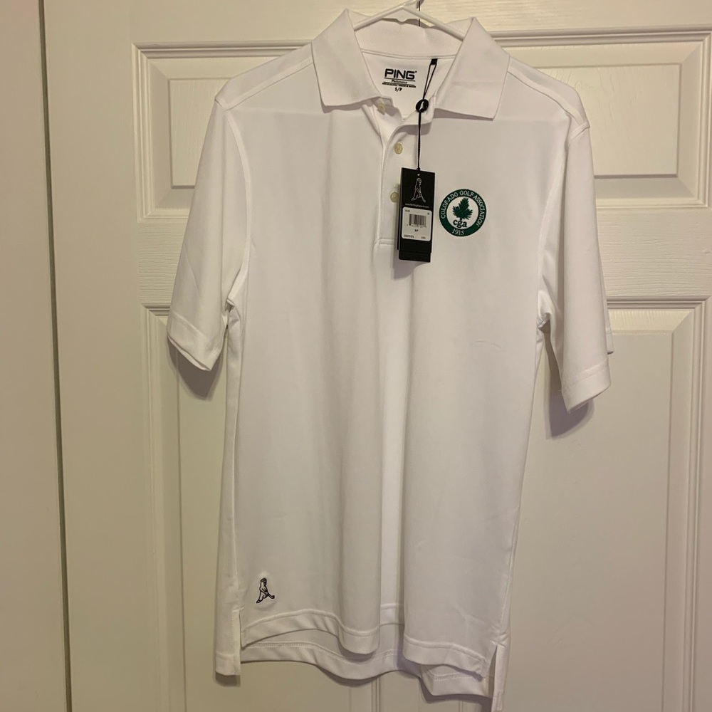 Men’s Ping Golf Polo, Size Small, Brand New